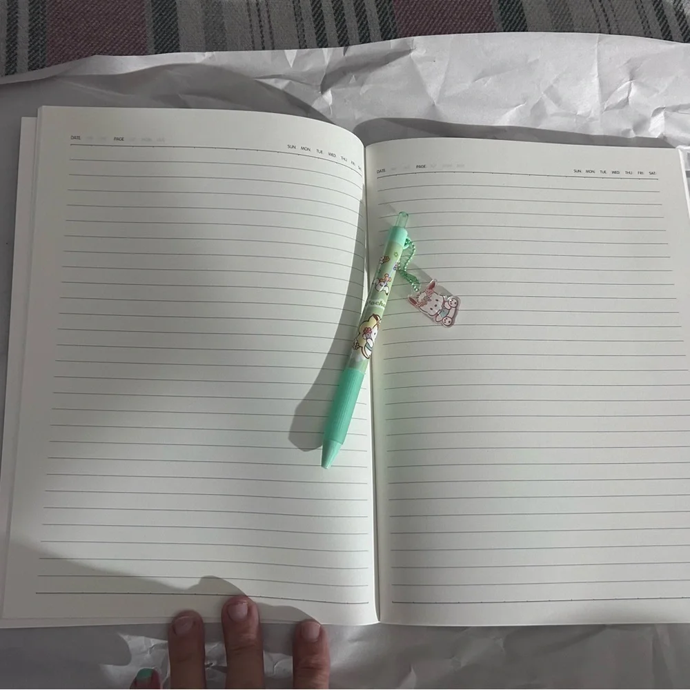 Pochacco Notebook and Pen Set NWT